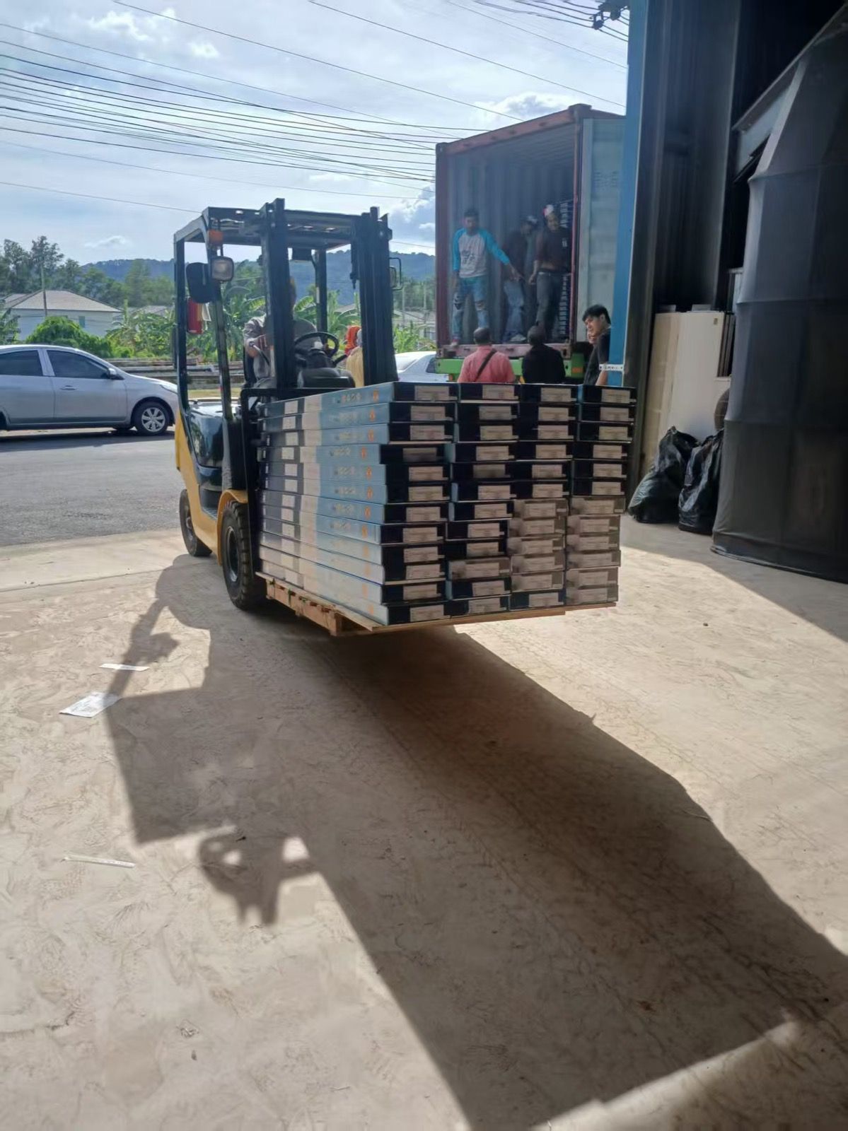 Packing and loading for shipment